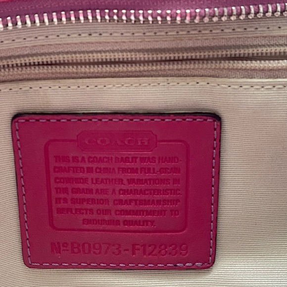 Pink coach bag - Picture 4 of 10
